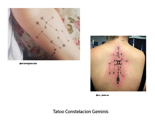 tatuaje zodiaco geminis