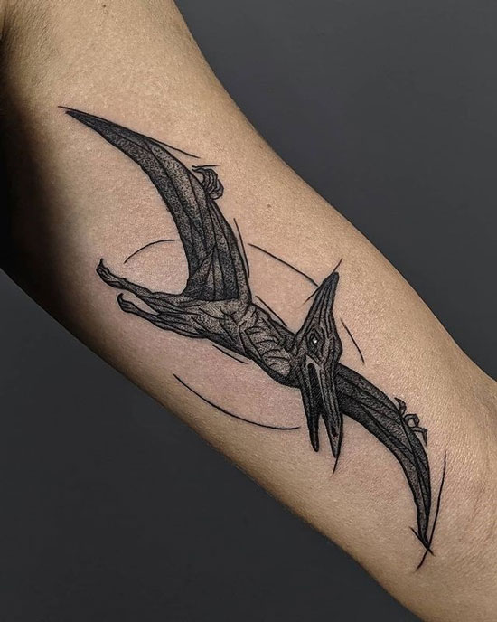 Tatuaje de pterodáctilo