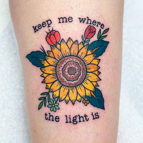 tatuaje mantenme donde esta la luz