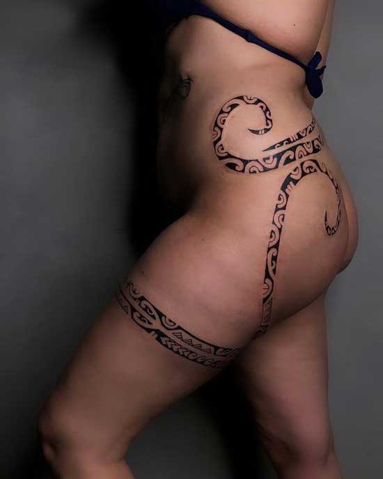 tatuaje maori girl