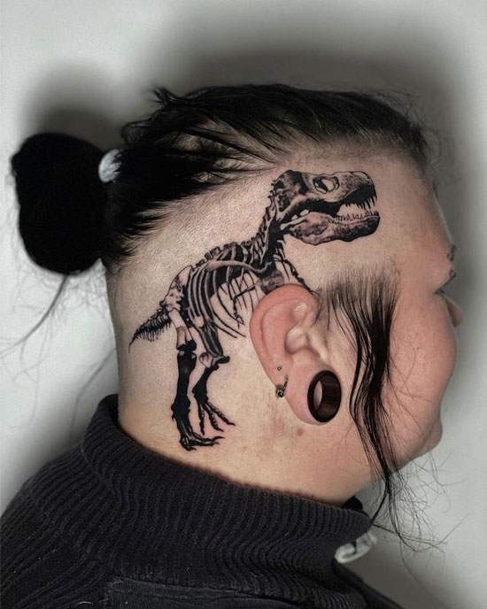 tatuaje tyranosaurio