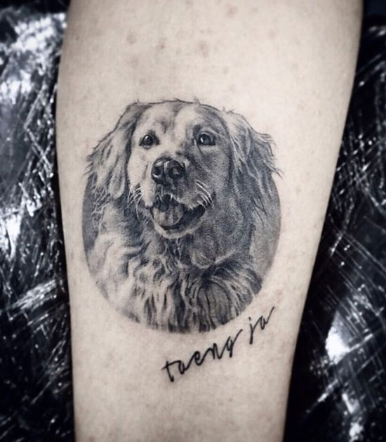 tatuajes de perros labrador