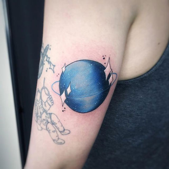 tatuaje de Urano