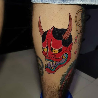Hannya tattoo a color