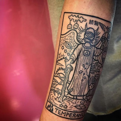 La templanza tatuaje