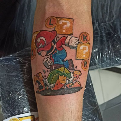 Mario Bros Tattoo
