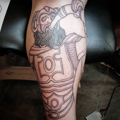 dioses vikingos tatuaje