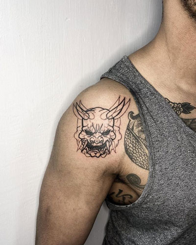 tattoo Demonio Oni