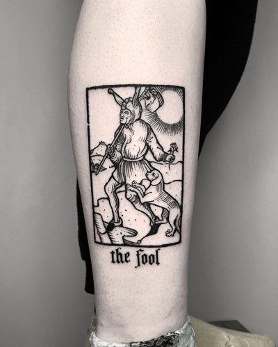 tattoo el loco del tarot