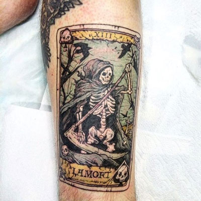 tatuajes de tarot la muerte