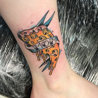 tattoo frase en pizza