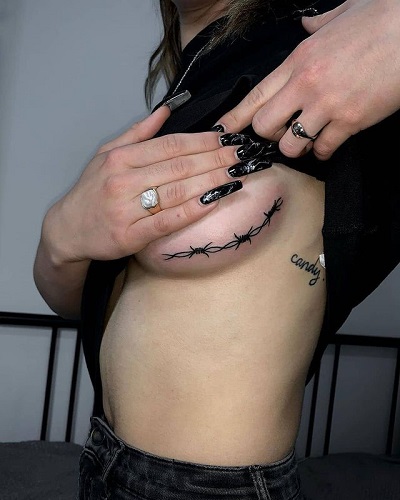 tatuaje de alambres