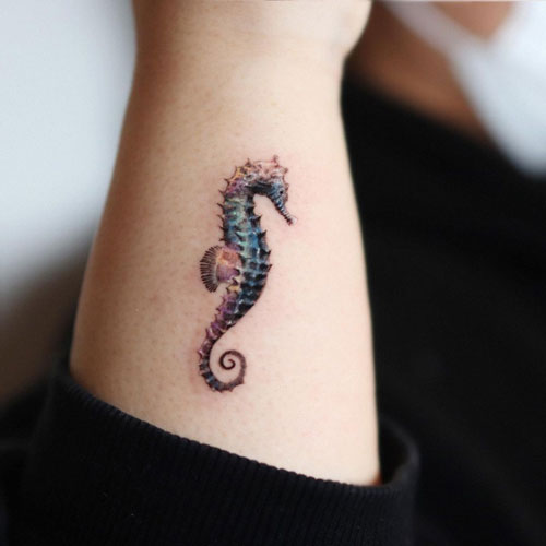 caballito de mar tatuaje