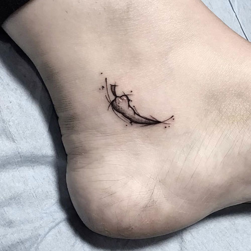 chile tatuado en pie