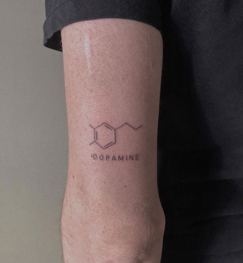 dopamine tatuaje