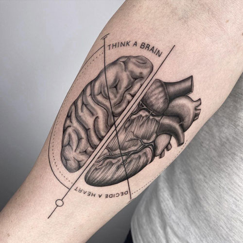 tattoo brain hearth