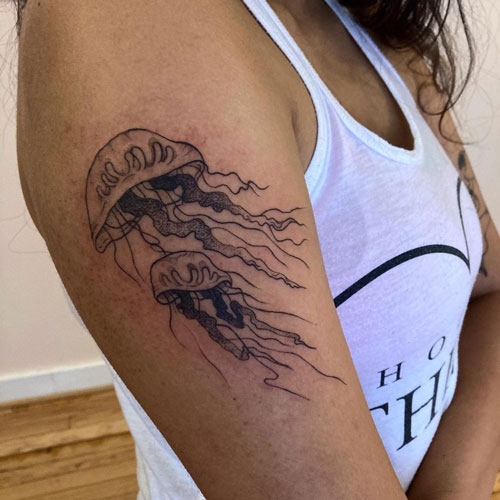 tattoo medusas de mar