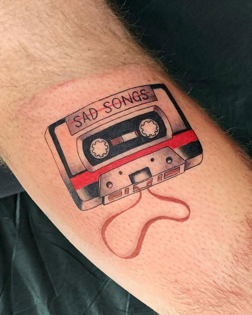 Tatuaje de un Cassette