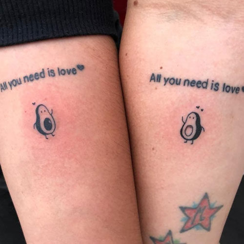 tatuaje de parejas amor