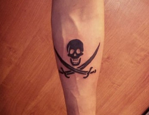 Jolly Roger tatuaje