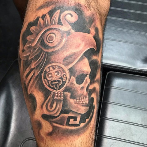 tattoo guerreros azteca