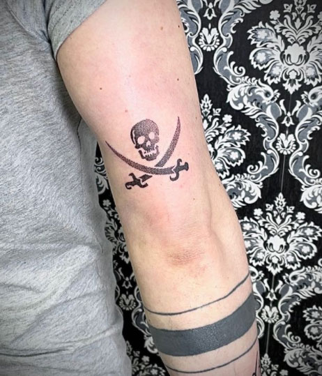 tatuaje de Jolly Roger