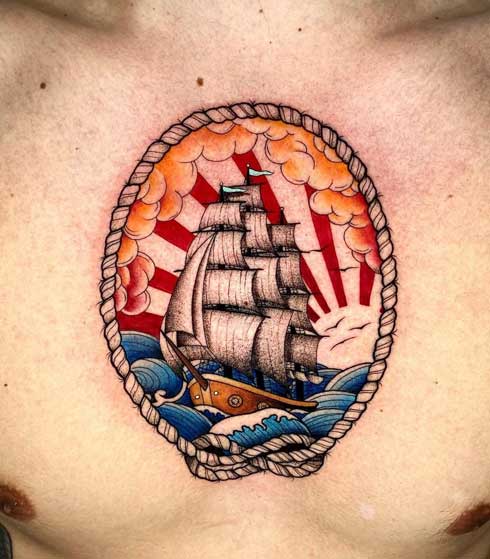 barco tradiconal tattoo