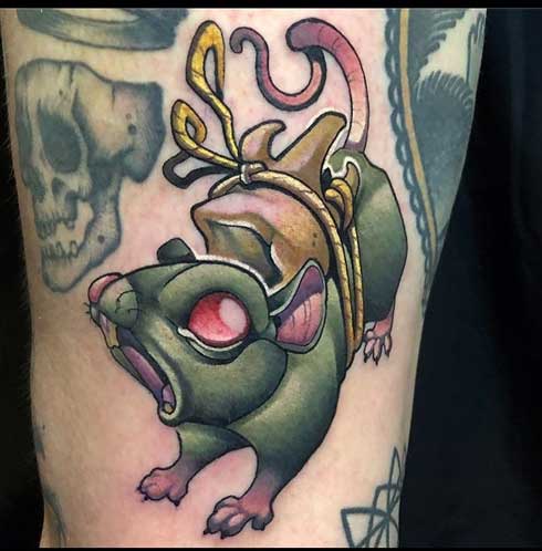 muela y ratoncito tattoo