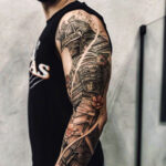 tatuaje en brazo manga completa