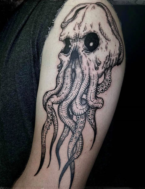 Lovecraft cthulhu tatuaje