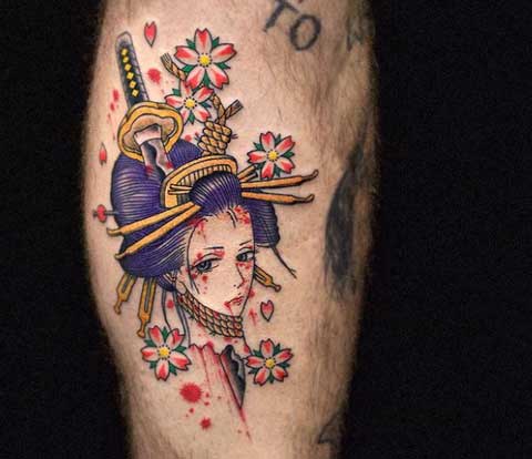 tattoo japones geishas
