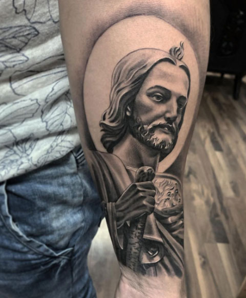 Tatuaje de San Judas Tadeo