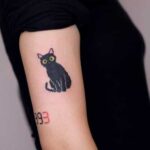 gato negro tattoo