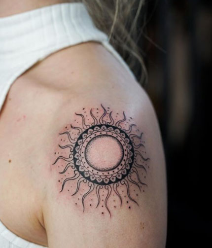 tatuaje del sol
