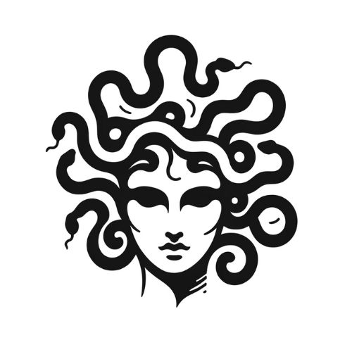 Tatuagem de Medusa Grega (Mitologia)
